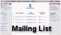 Mailing Lists screenshot graphic